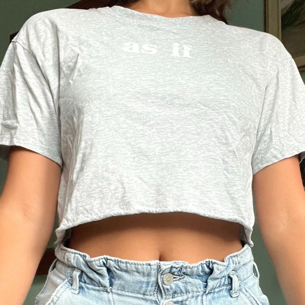 Garage "as if" Crop Top